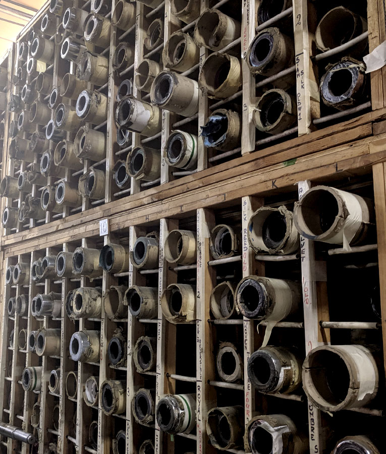 Roysons embossing cylinder stock